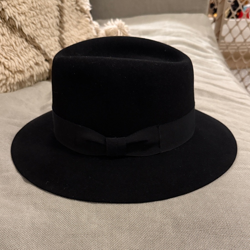 Saint Laurent Black Felt Hat - never worn!